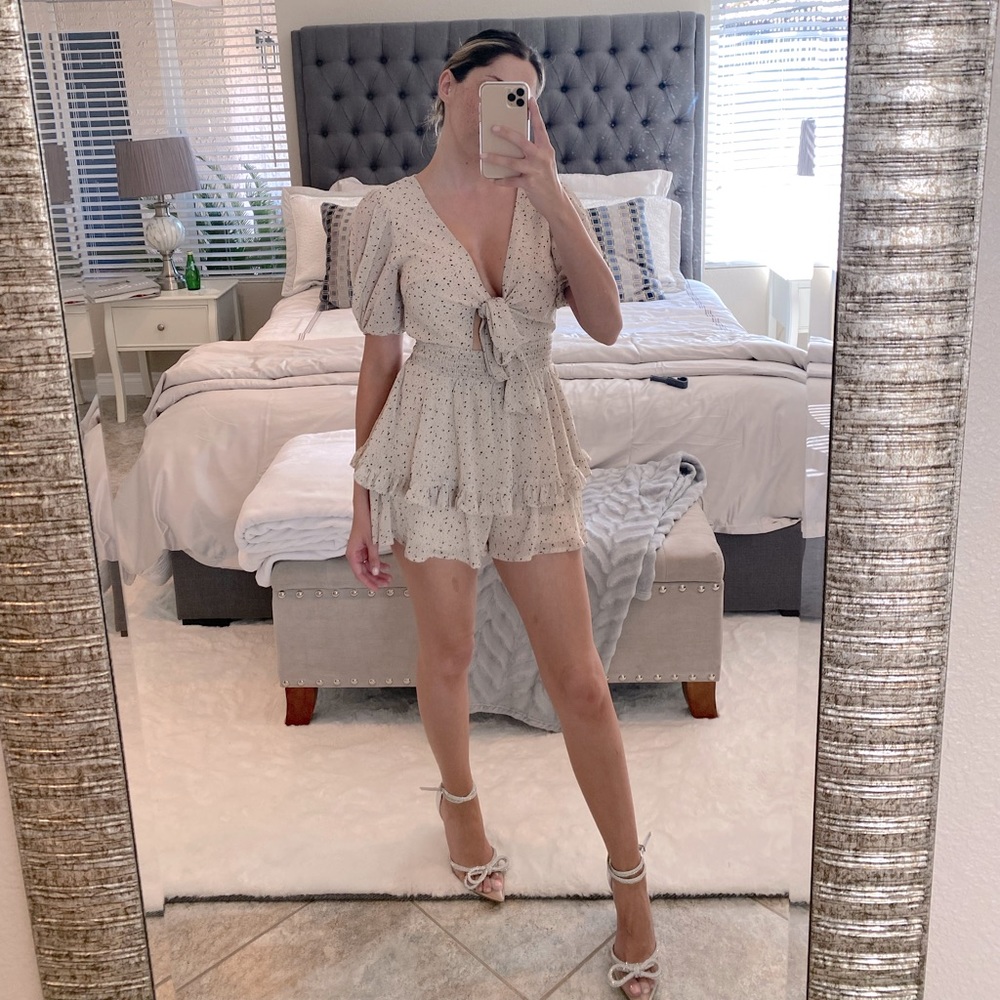Nude Romper
